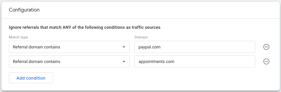 GA4 Referral Domains Preview
