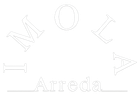 Logo con la parola “MOLA” arcuata sopra “Arreda” in testo nero su sfondo bianco.
