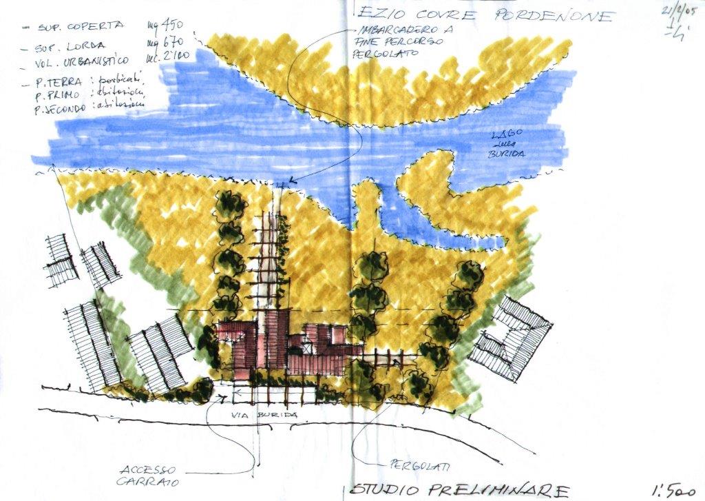 villa sul lago pordenone
