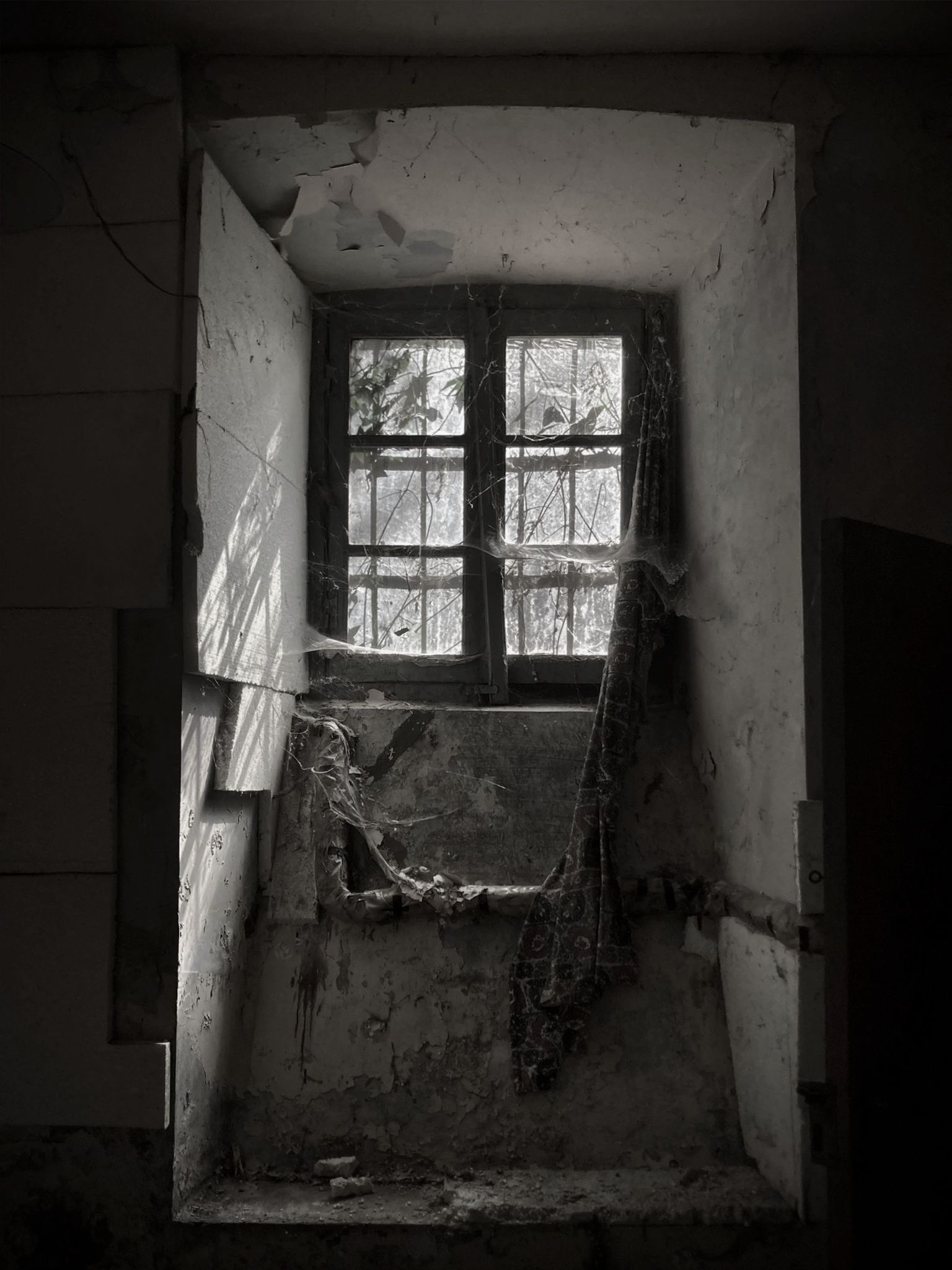 Interior de la casa antes de la rehabilitación
