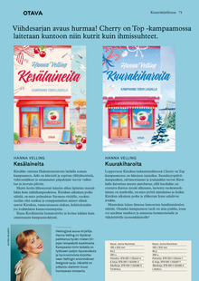 Kuva Otavan Syksyn Tähdet kirjaluettelon Hanna Vellingin sivusta.