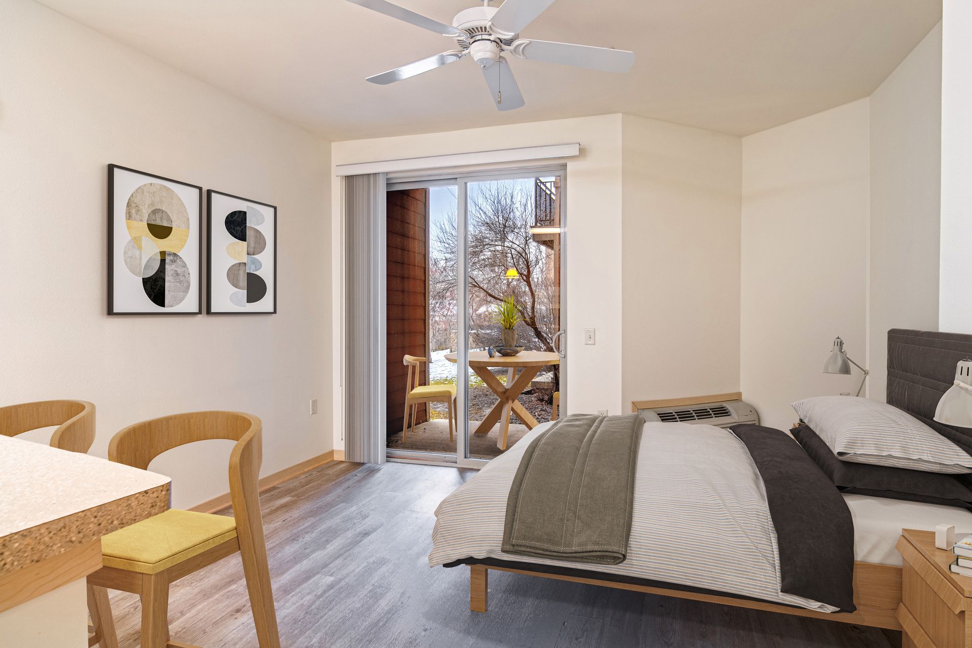 Park Central Virtually Staged Studio