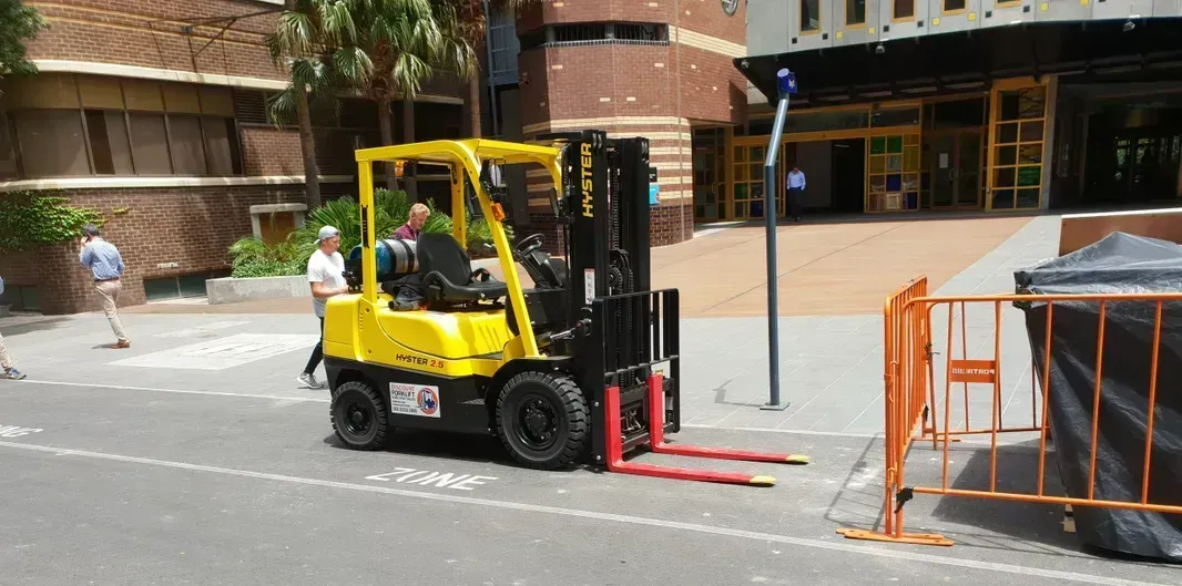 Forklift on the road | Derrimut, VIC | Discount Forklifts Forklift on the road | Derrimut, VIC | Discount Forklifts