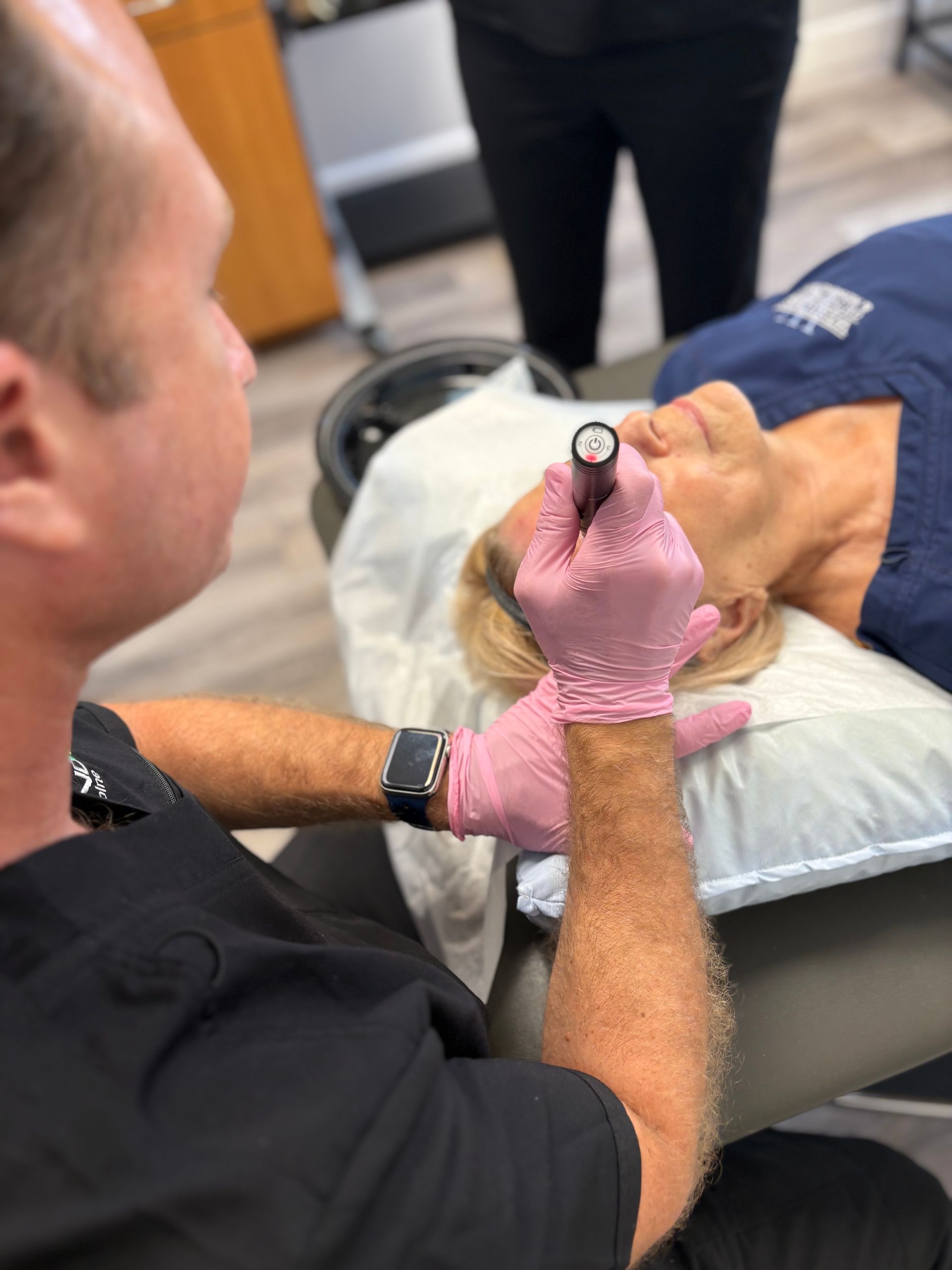 Treatment in progress at A to Z Wellness Tampa