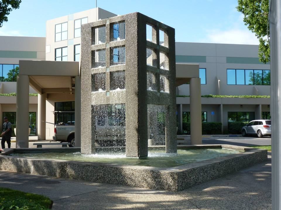 Large Building with Fountain — Carmichael, CA — Elite Ponds