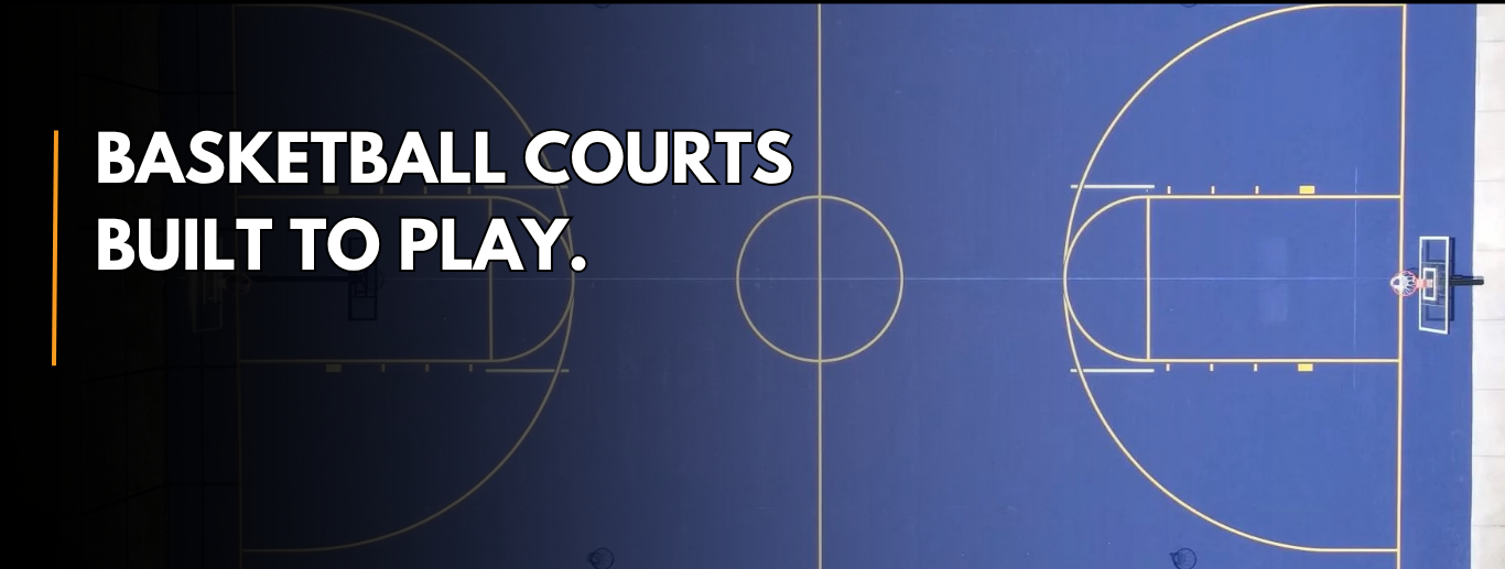 Outdoor Basketball Court Graphic