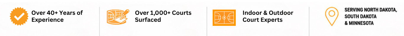 Outdoor Basketball Court Informational Graphic