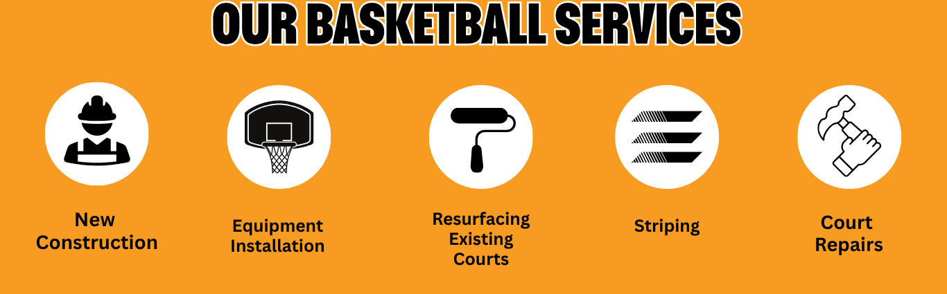 Outdoor Basketball Court Services Information