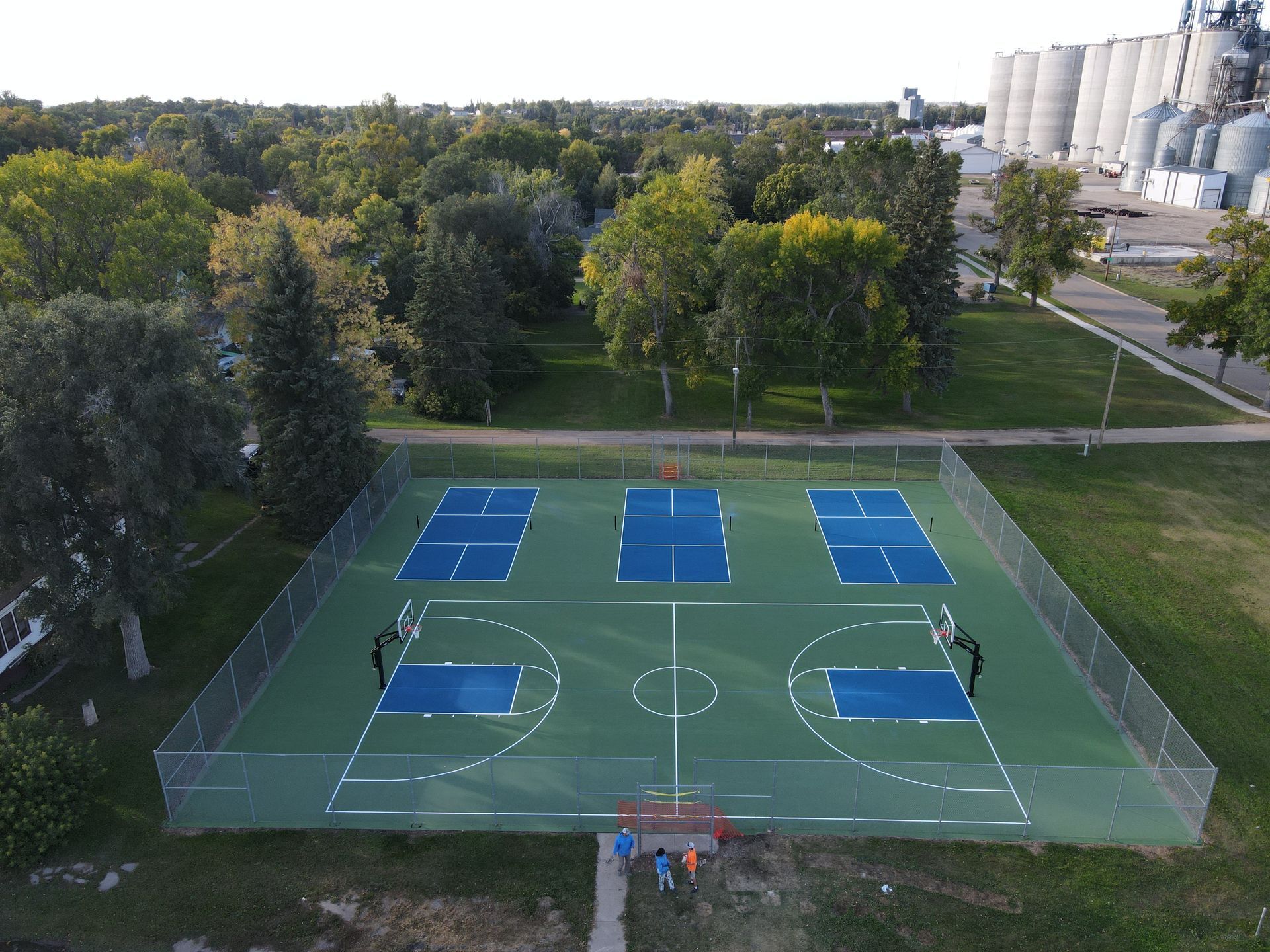 Outdoor Basketball Court