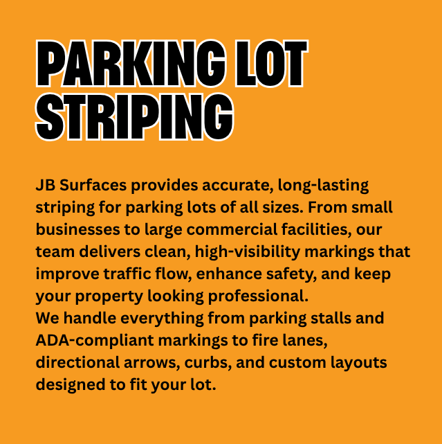 Parking Lot Striping Description