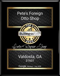 BUSINESSRATE AWARD | Pete's Otto Shop