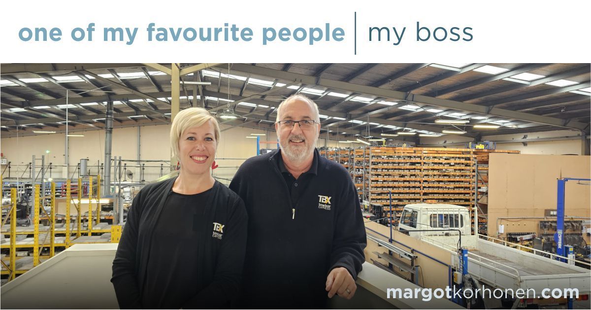 Me and my boss John Maskill. 