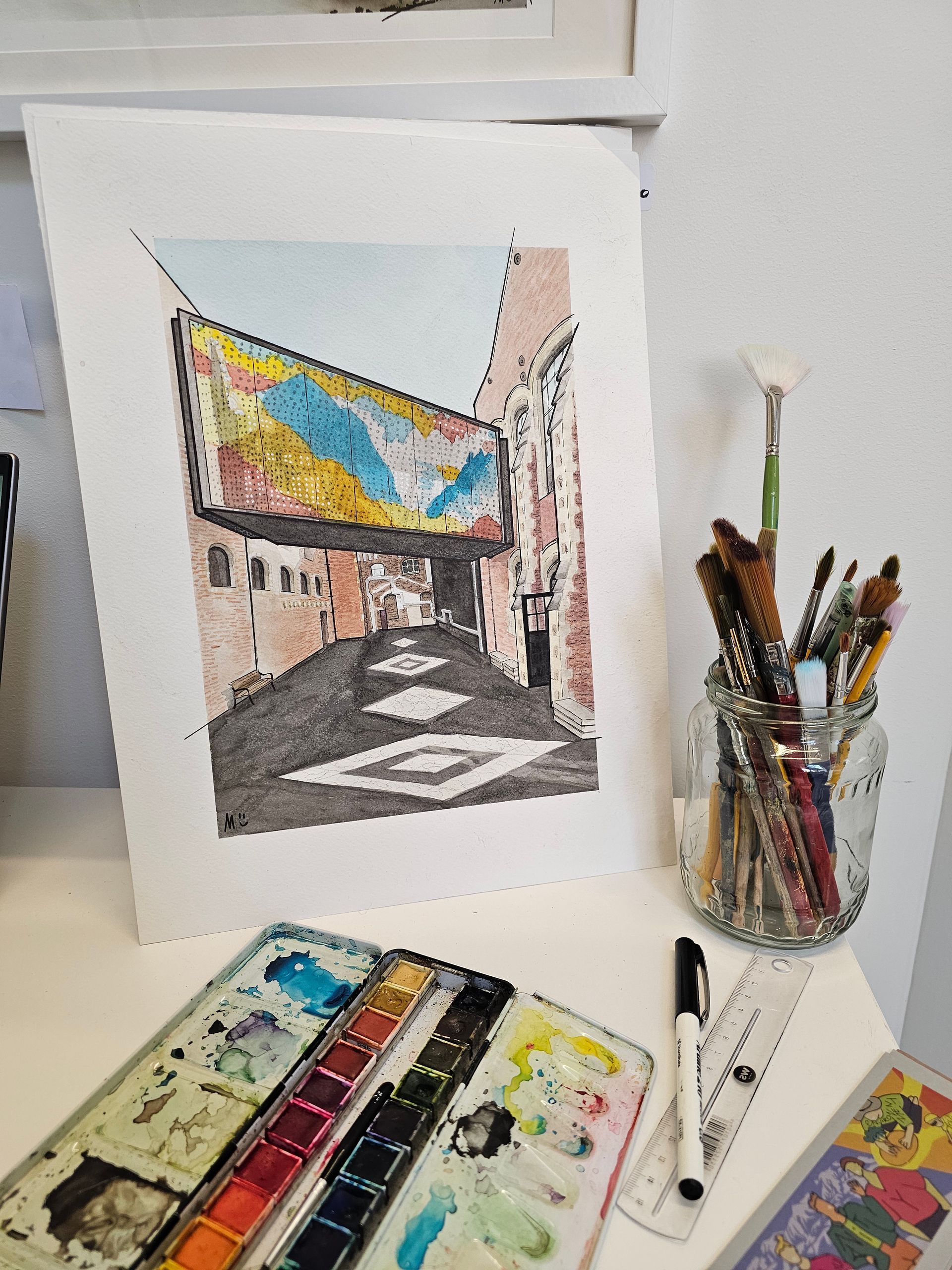 ORIGINAL - Arts Centre 1 : Rita Angus Bridge