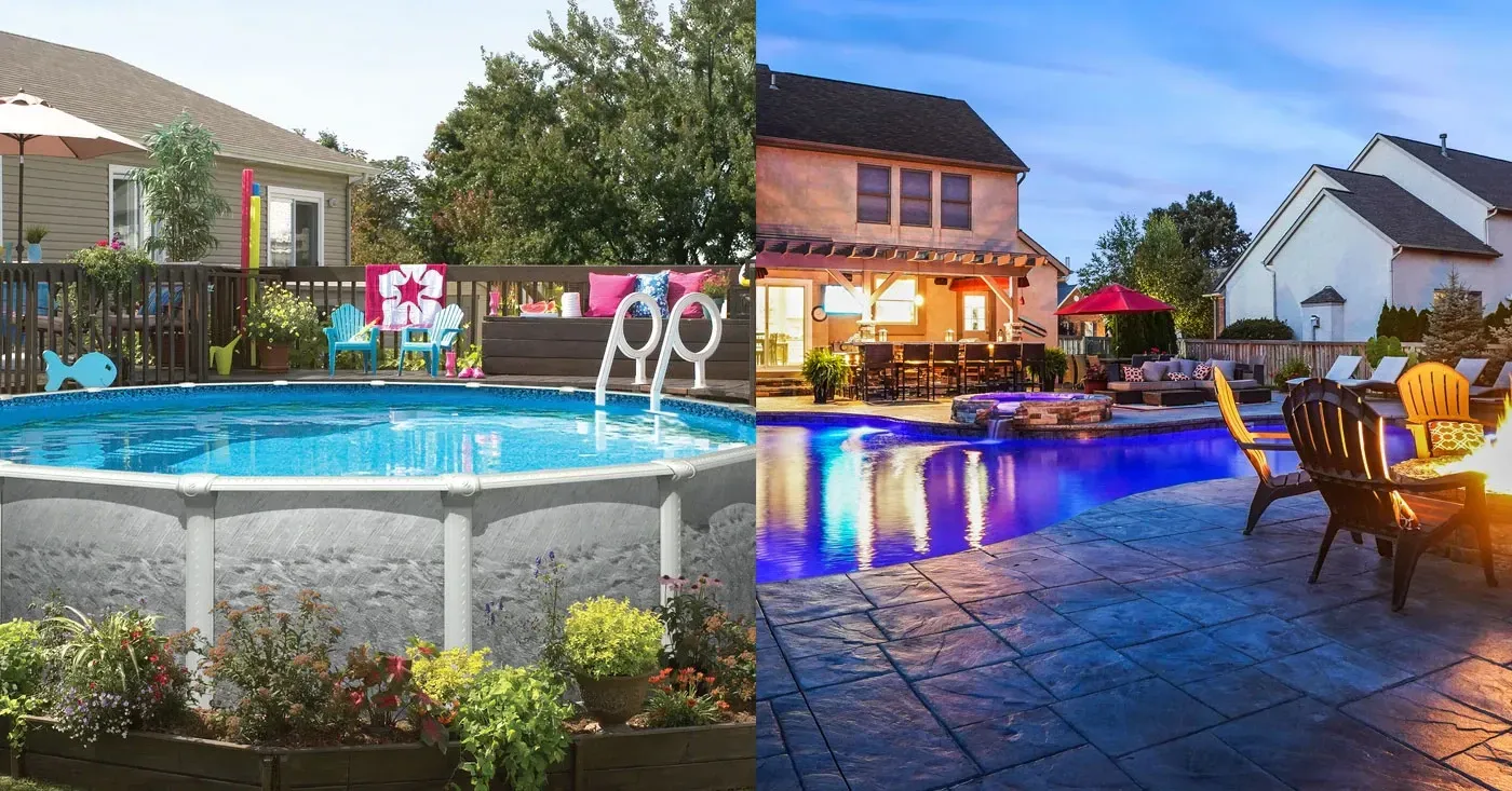 Above-ground vs In-ground Swimming Pools - Omni Pools & Scapes