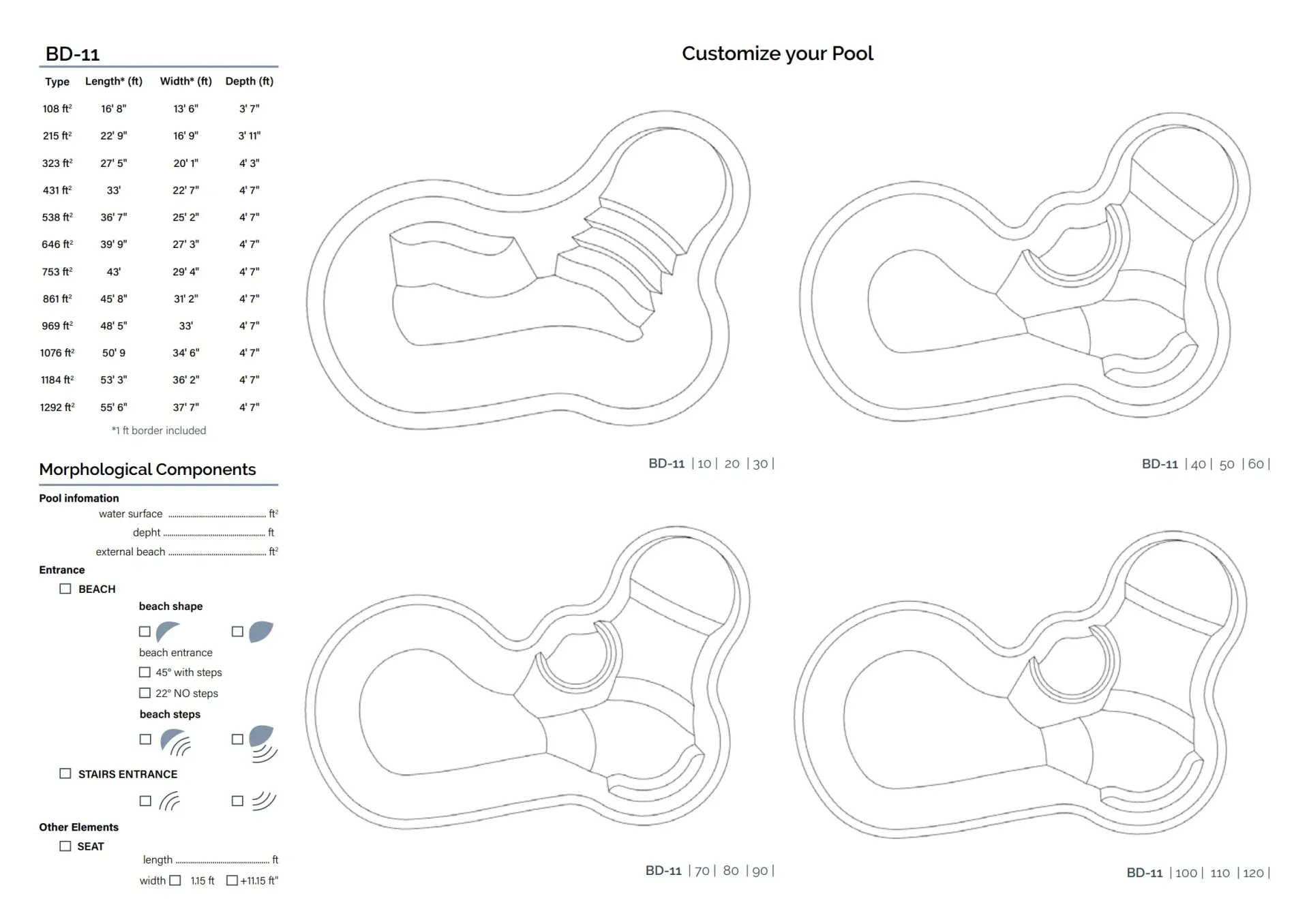 BD-11 Biodesign Pool Style