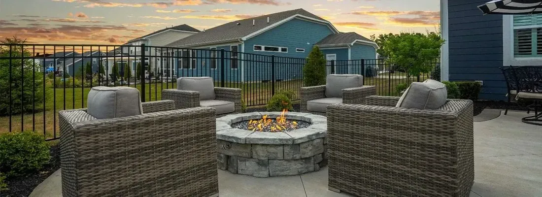 Outdoor Fireplace and Fire Pit Installation