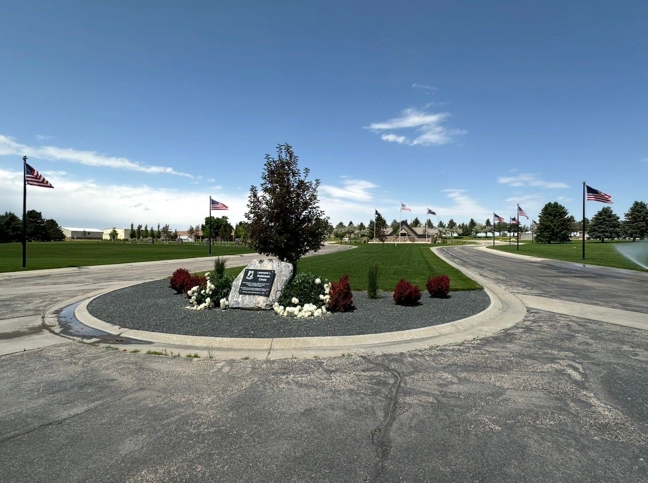 Oregon Trail State Veterans Cemetery Entrance