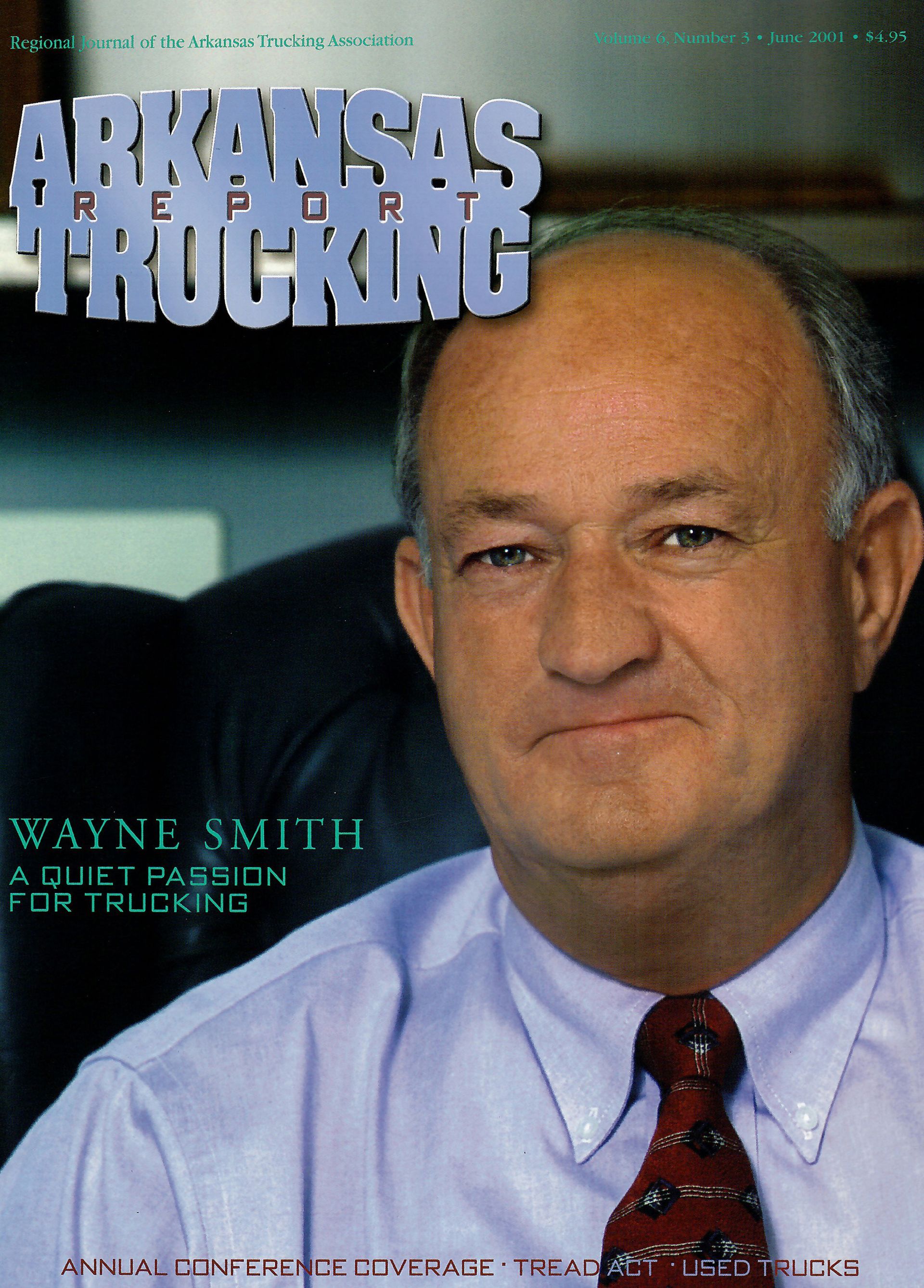 Click image to read article Wayne Smith Trucking Arkansas Trucking Report 2001