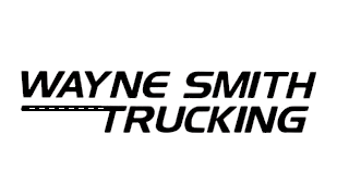 Wayne Smith Trucking logo in black text on a white background