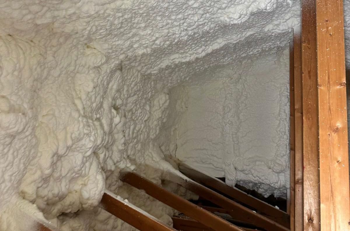 A room with a lot of foam on the walls and ceiling in Glendale, Arizona.