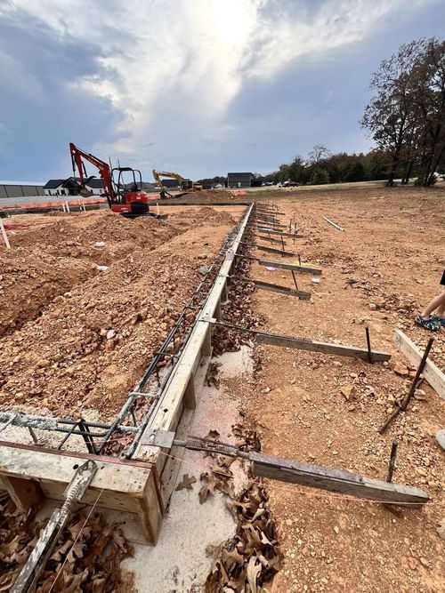 Landmark Dental construction progress on Heber Springs Road