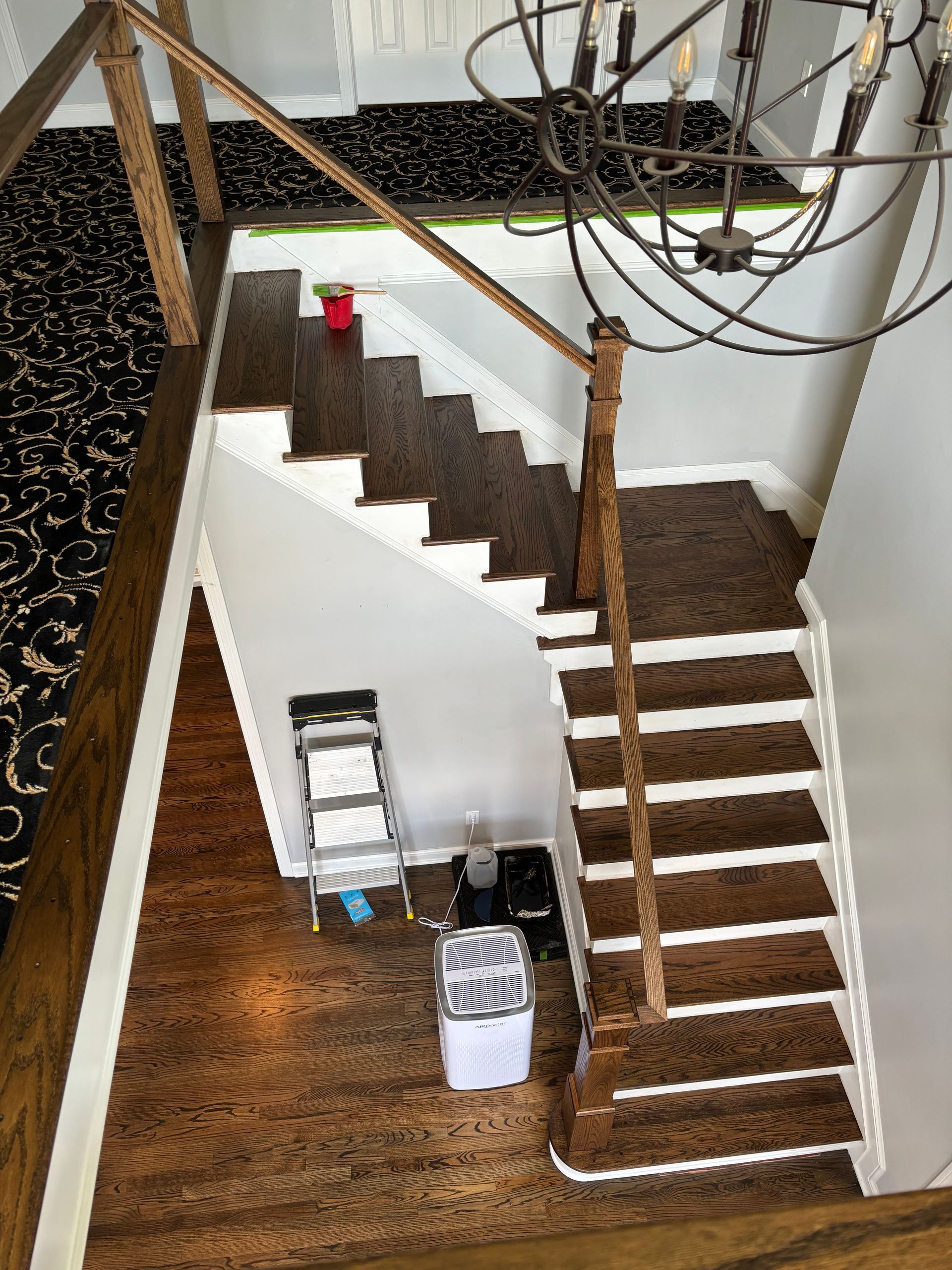 Staircase Refinishing in Youngstownand Ohio & Pittsburgh, Pennsylvania sanding