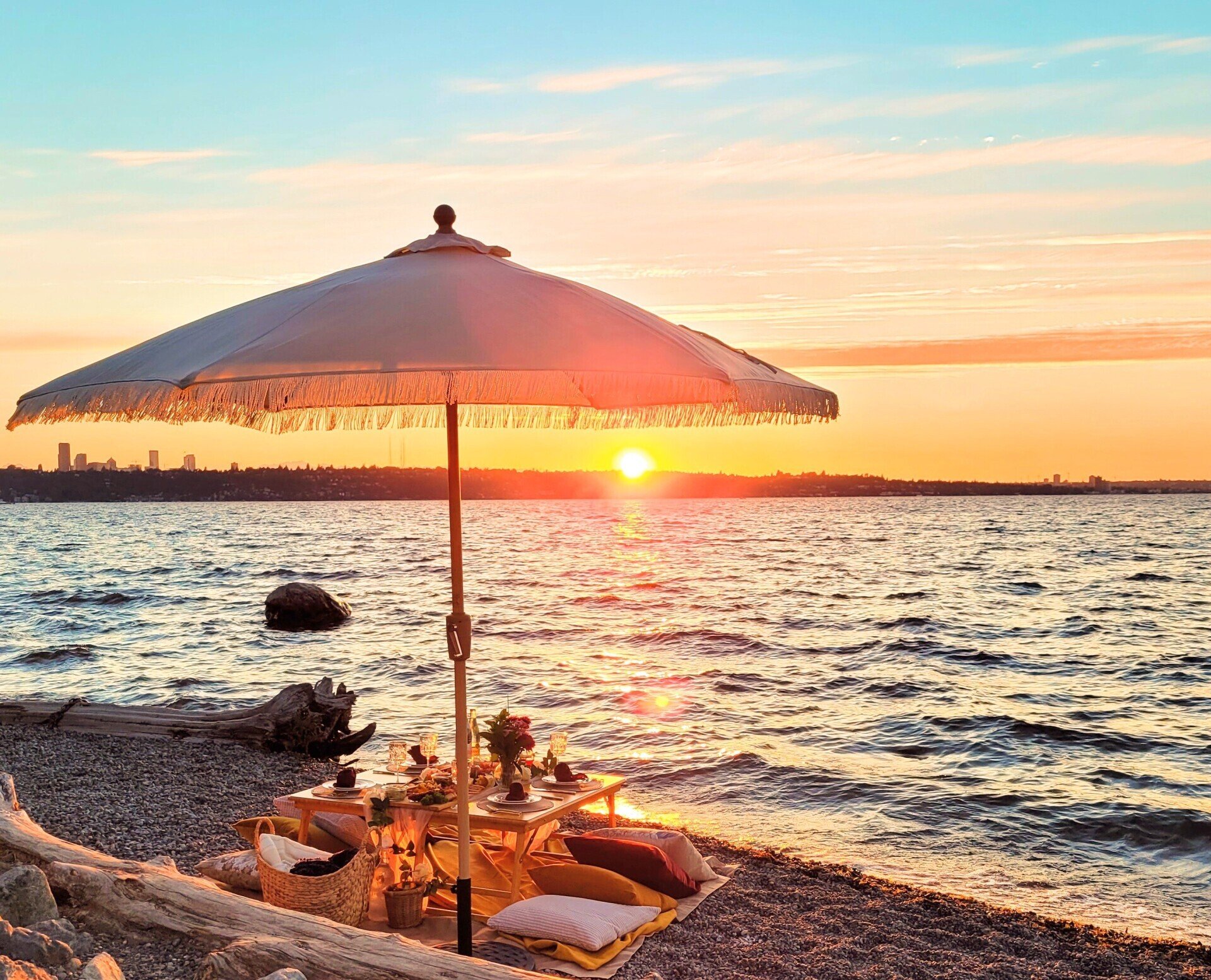 Seattle Picnics, Boho Picnic, Picnic Setup, Seattle, WA