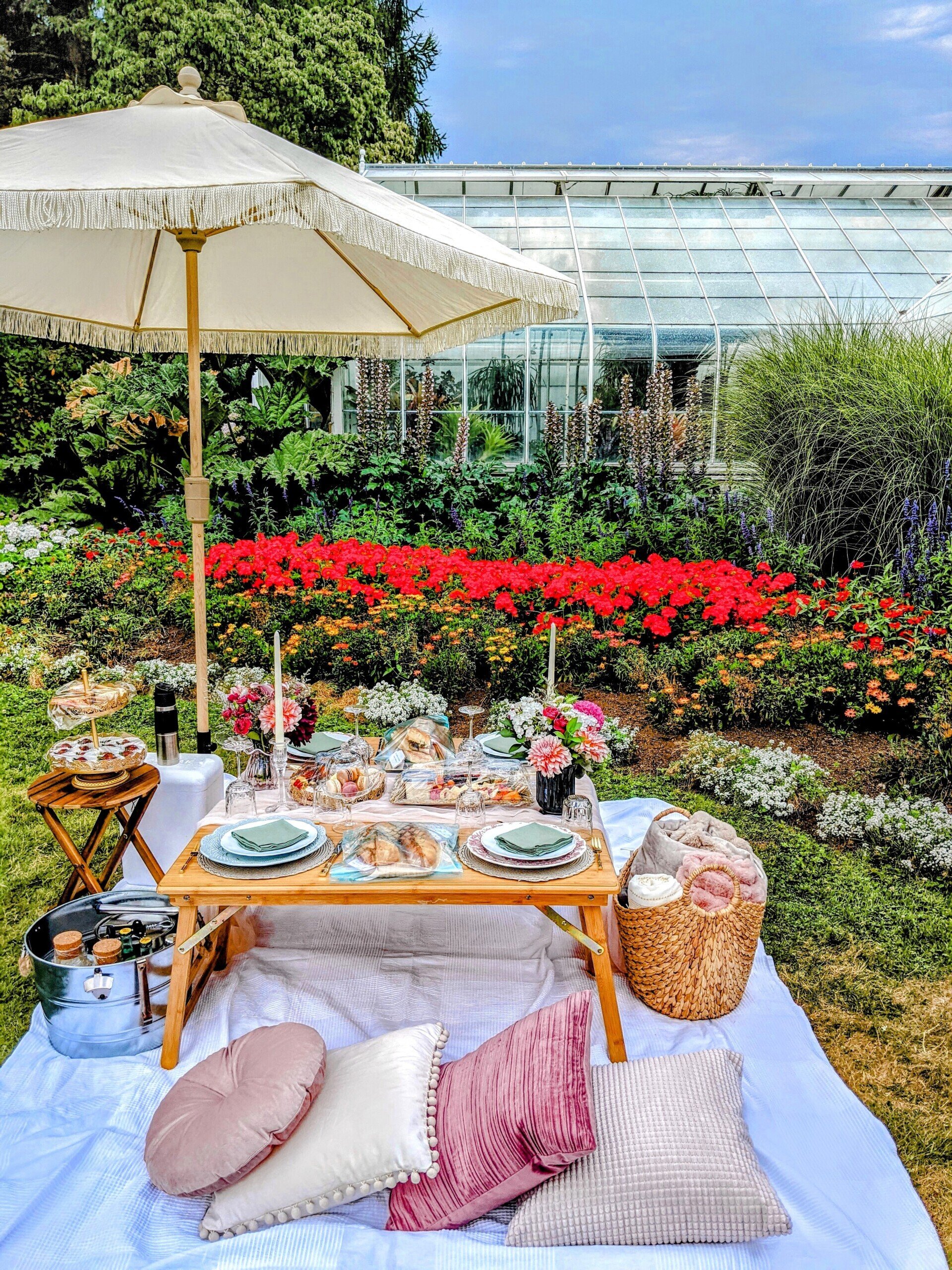 Seattle Picnics, Boho Picnic, Picnic Setup, Seattle, WA