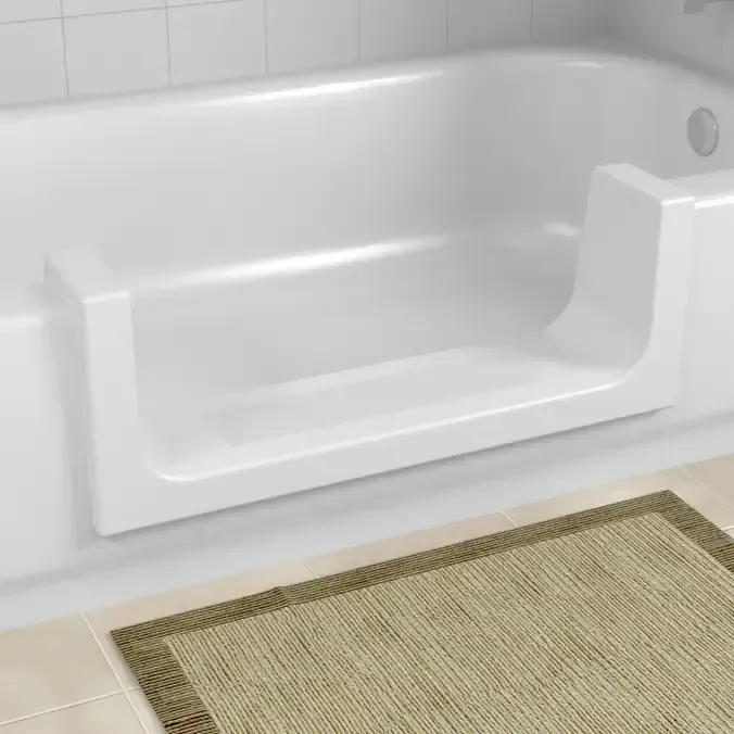 Modern bathroom with a glass shower