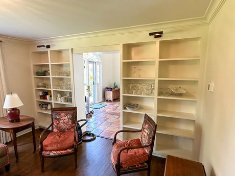Elegant living space designed by luxury custom home builder in Ringoes, NJ.