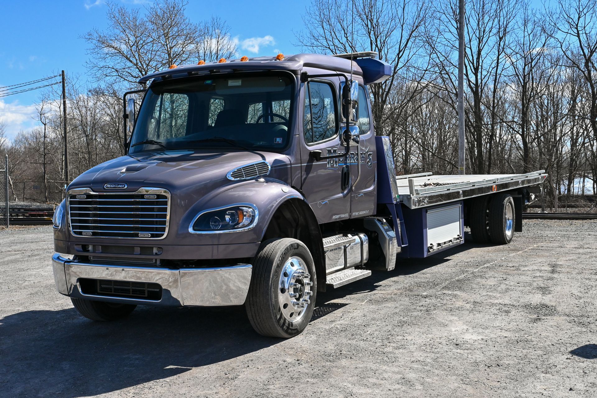 Murray's towing long distance tow trucks.
