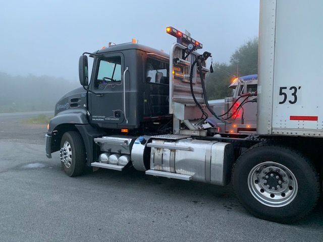 Front of tow truck