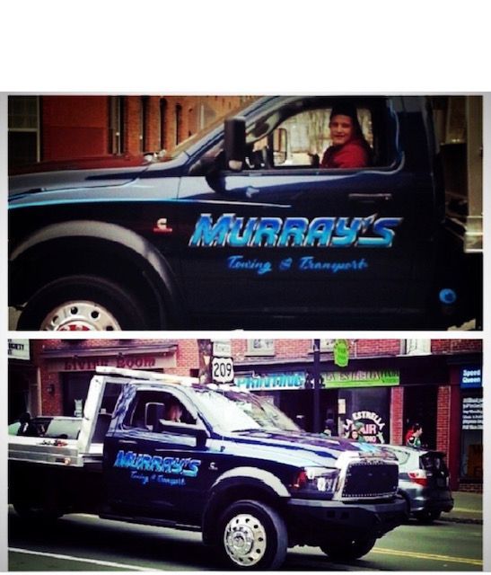 murray's towing tow truck downtown