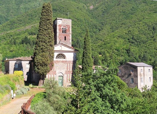 abbey of Borzone Borzonasca