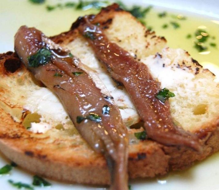 salted anchovies