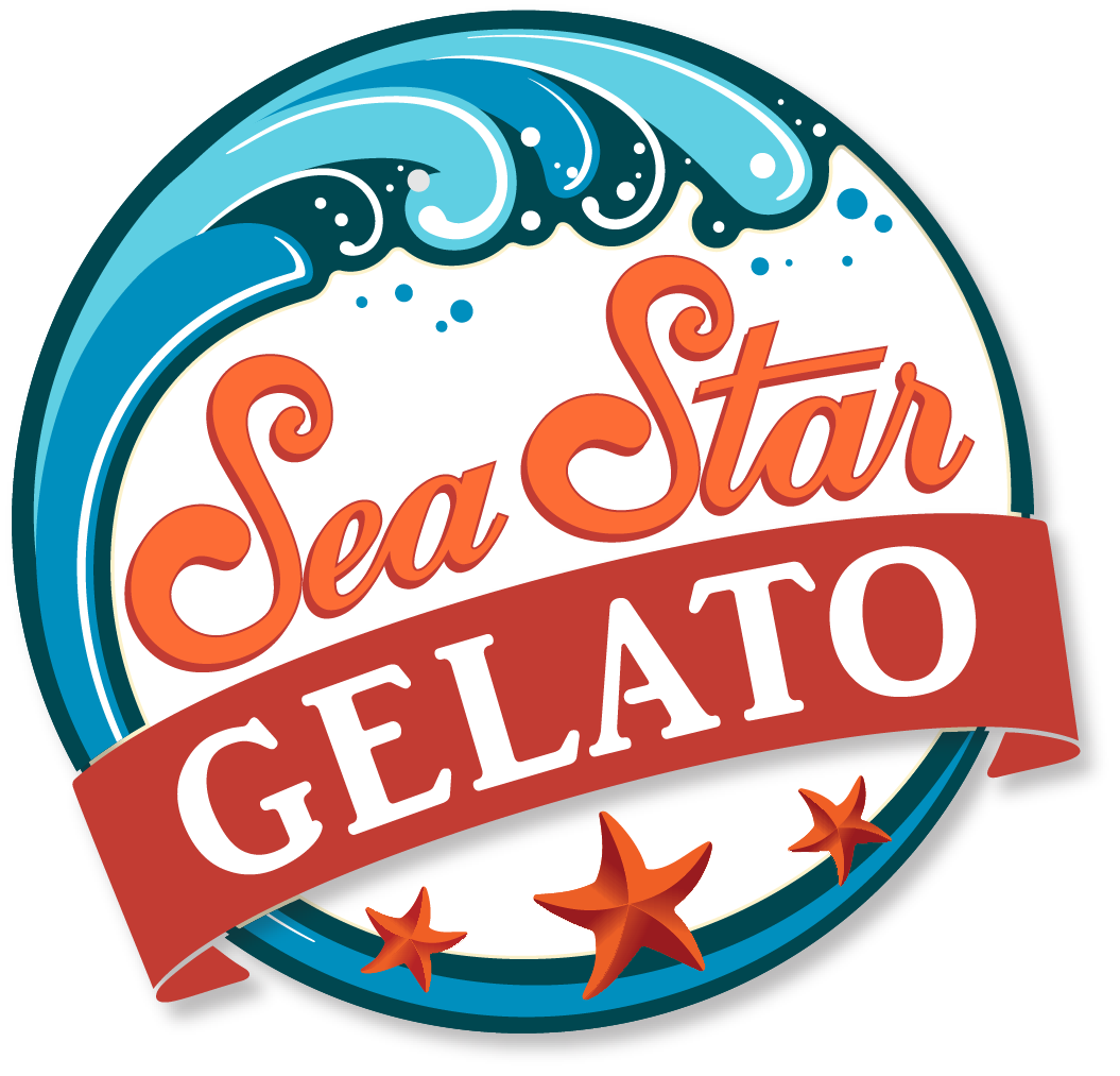 A round logo for 