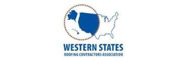 The logo for the western states roofing contractors association