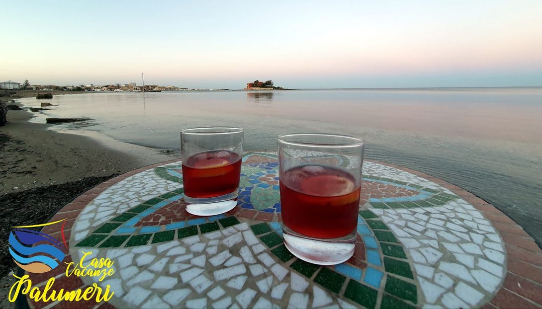 tramonto sull'isola casa vacanze Palumieri Sicilia Siracusa