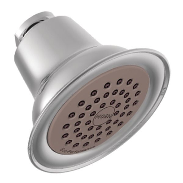 A shower head with the word phoenix on it