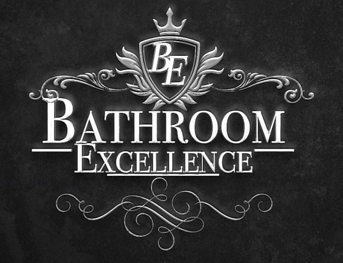 A black and white logo for bathroom excellence