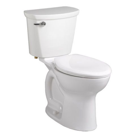 A white toilet with a white seat on a white background