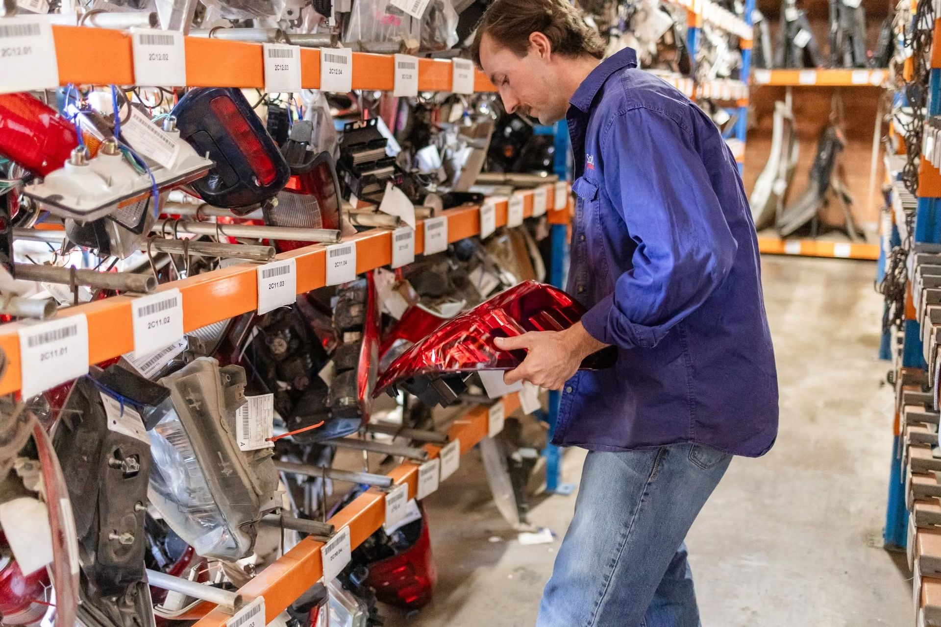 Man Shopping Auto Parts in Dubbo