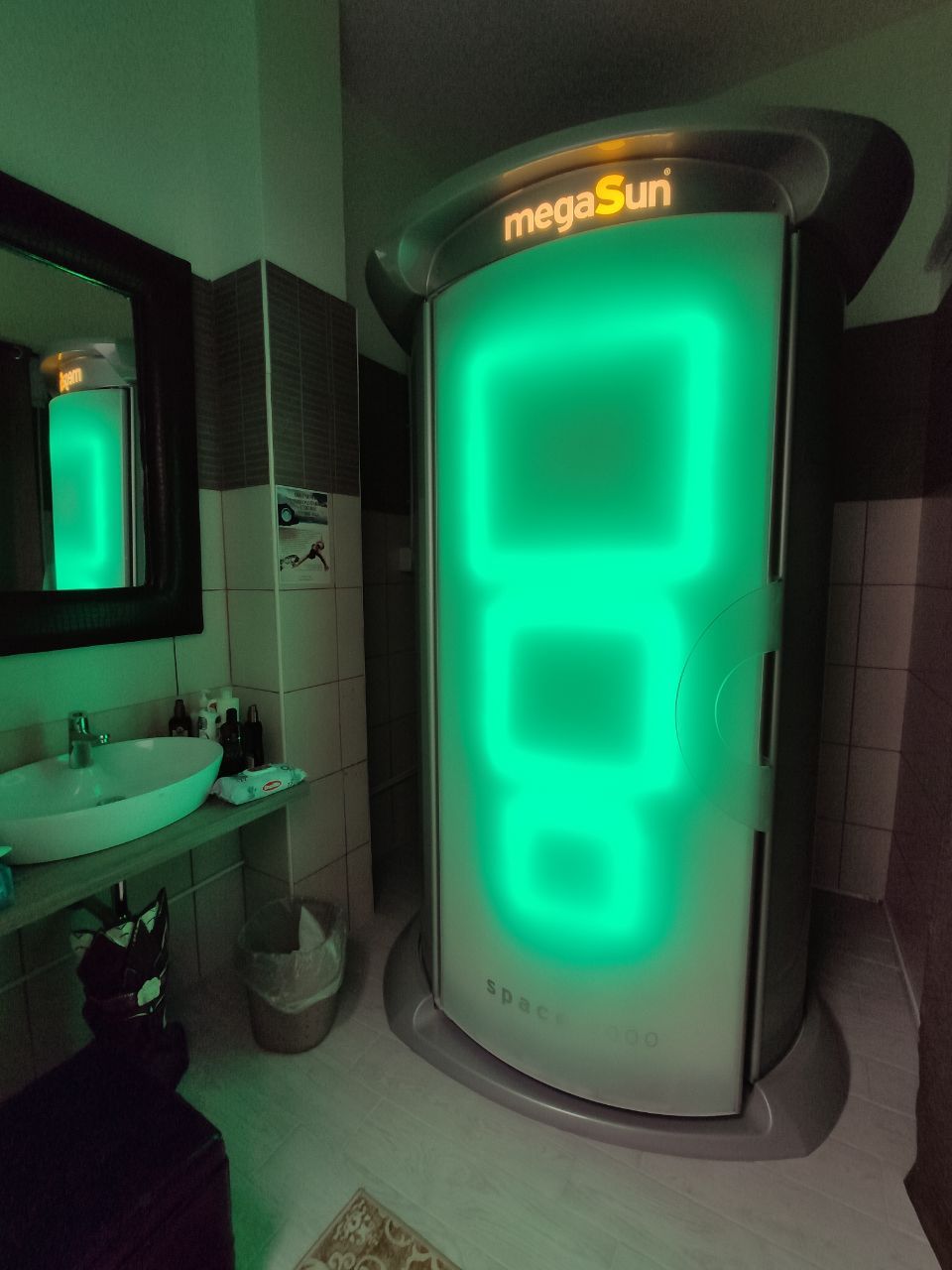 doccia abbronzante mega sun