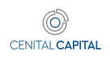Logo for Cenital Capital: A gray and blue circular design above the name.
