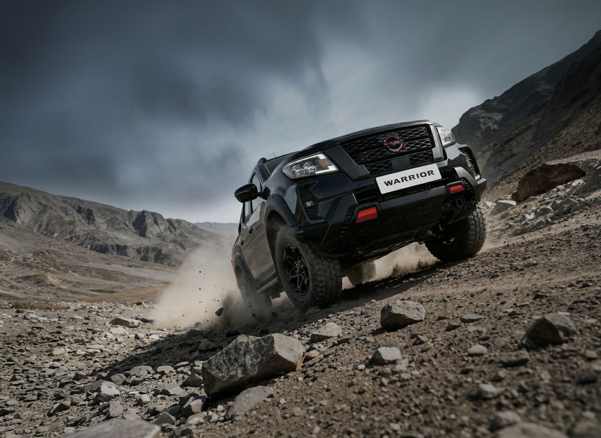 Nissan Navara WARRIOR. Tougher. Higher. Wider. Modified for exetreme off-road capability.