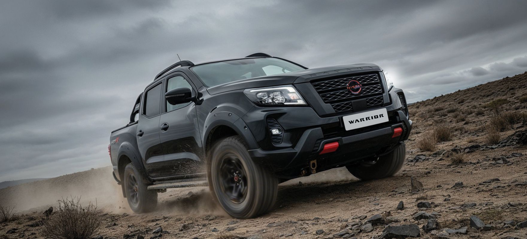 Nissan Navara WARRIOR. Tougher. Higher. Wider. Modified for exetreme off-road capability.