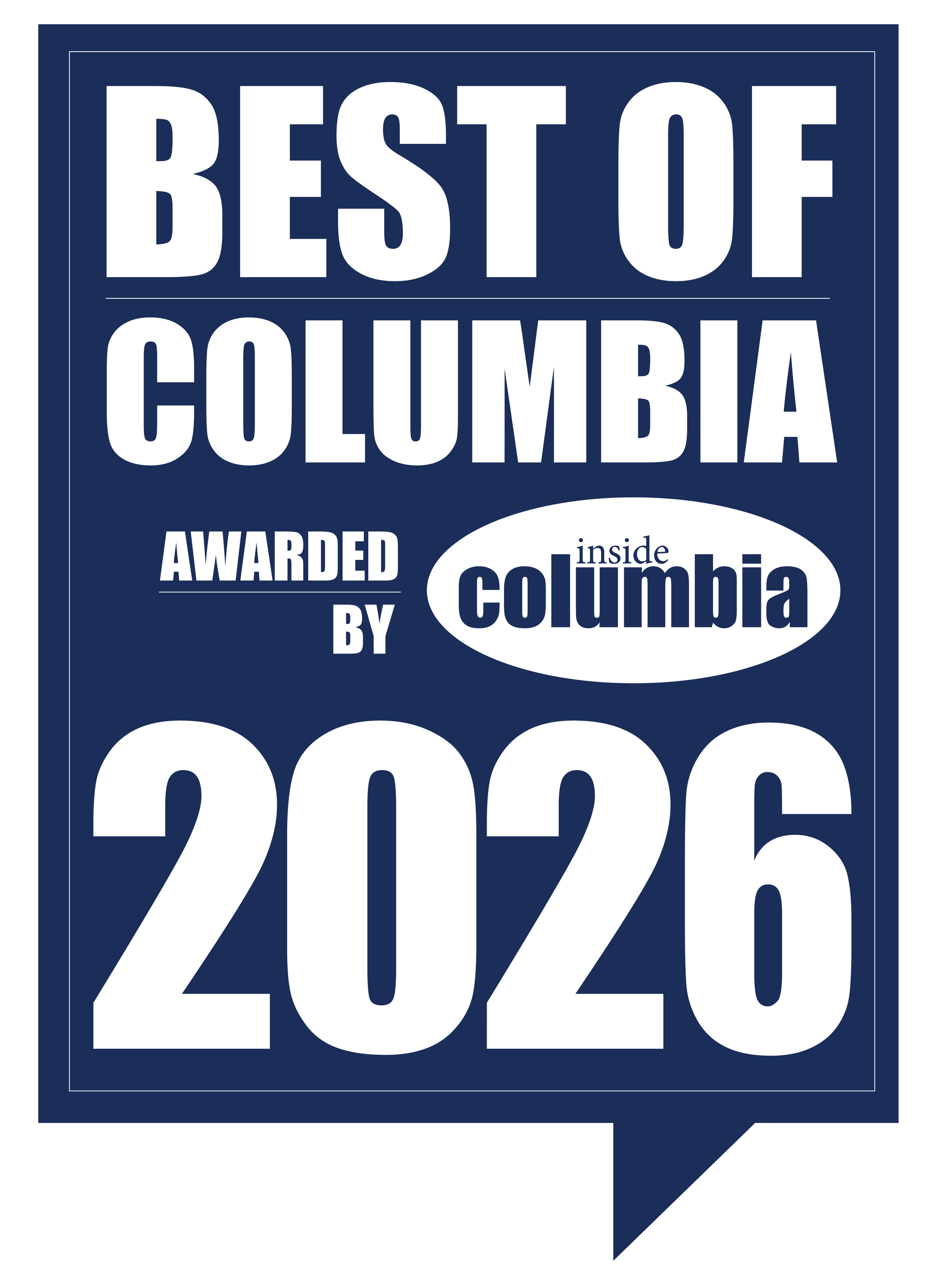 BBB Accredited Business logo with an A+ rating on a dark blue background.