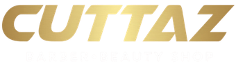 Gold stylized “CUTTAZ” logo on a white background