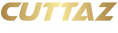 Gold stylized “CUTTAZ” logo on a white background