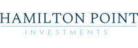 Logo of Hamilton Point Investments, with text in a dark blue font.